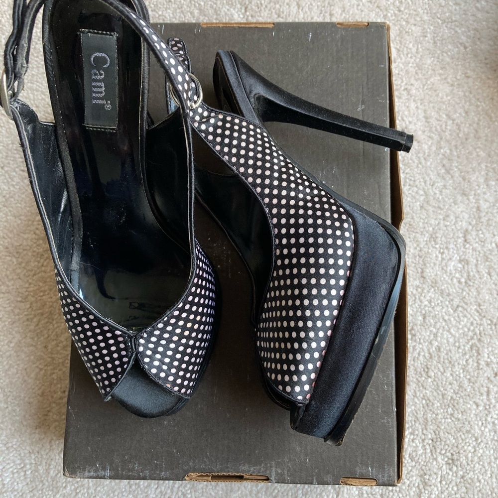 Platform sling backs